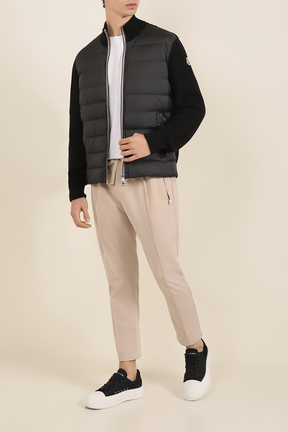 קרדיגן בשילוב פוך MONCLER